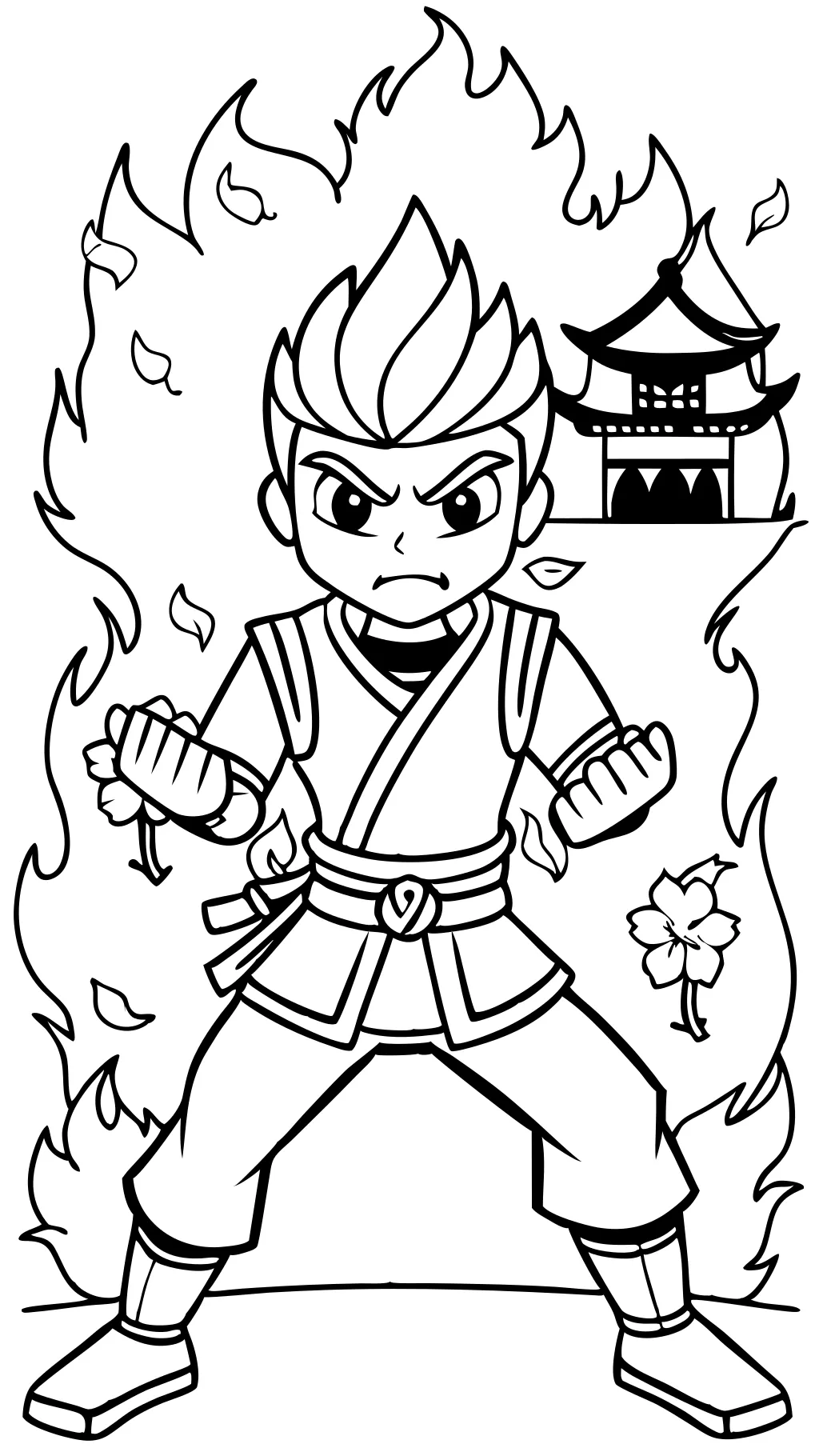 ninjago kai coloring pages